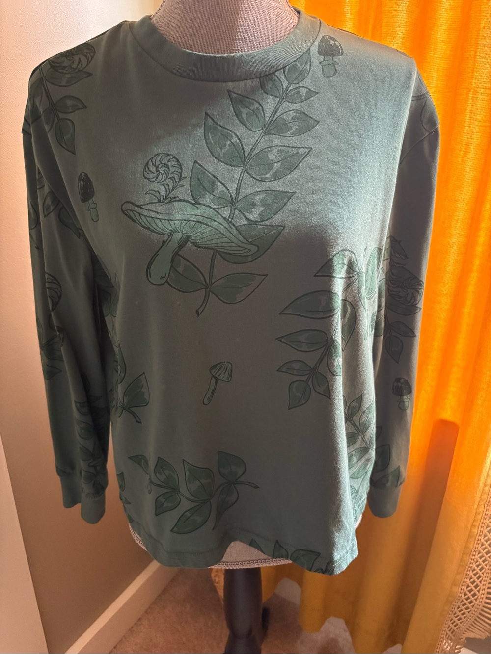 Disney Olive Green Alice In Wonderland Sweatshirt